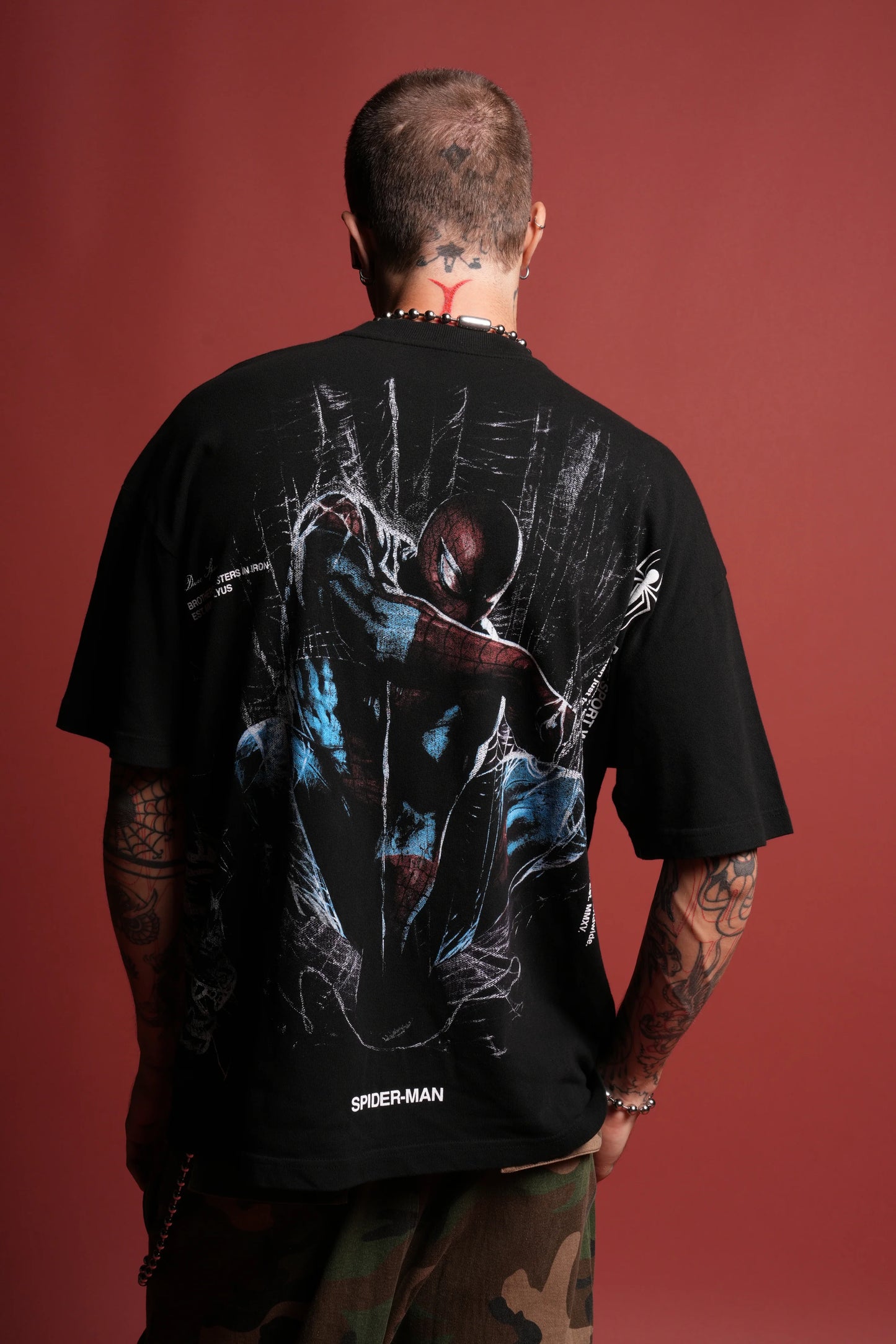 Night Spider Premium Oversized Tee