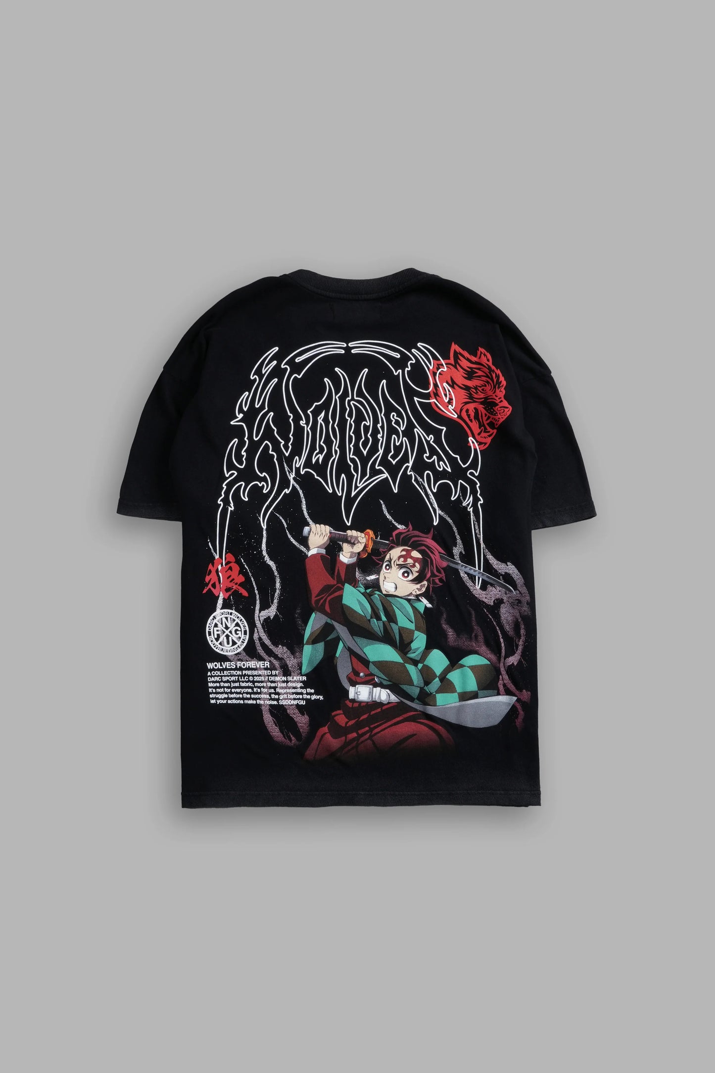 "NFGU Tanjiro" Premium Oversized Tee/Demon Slayer