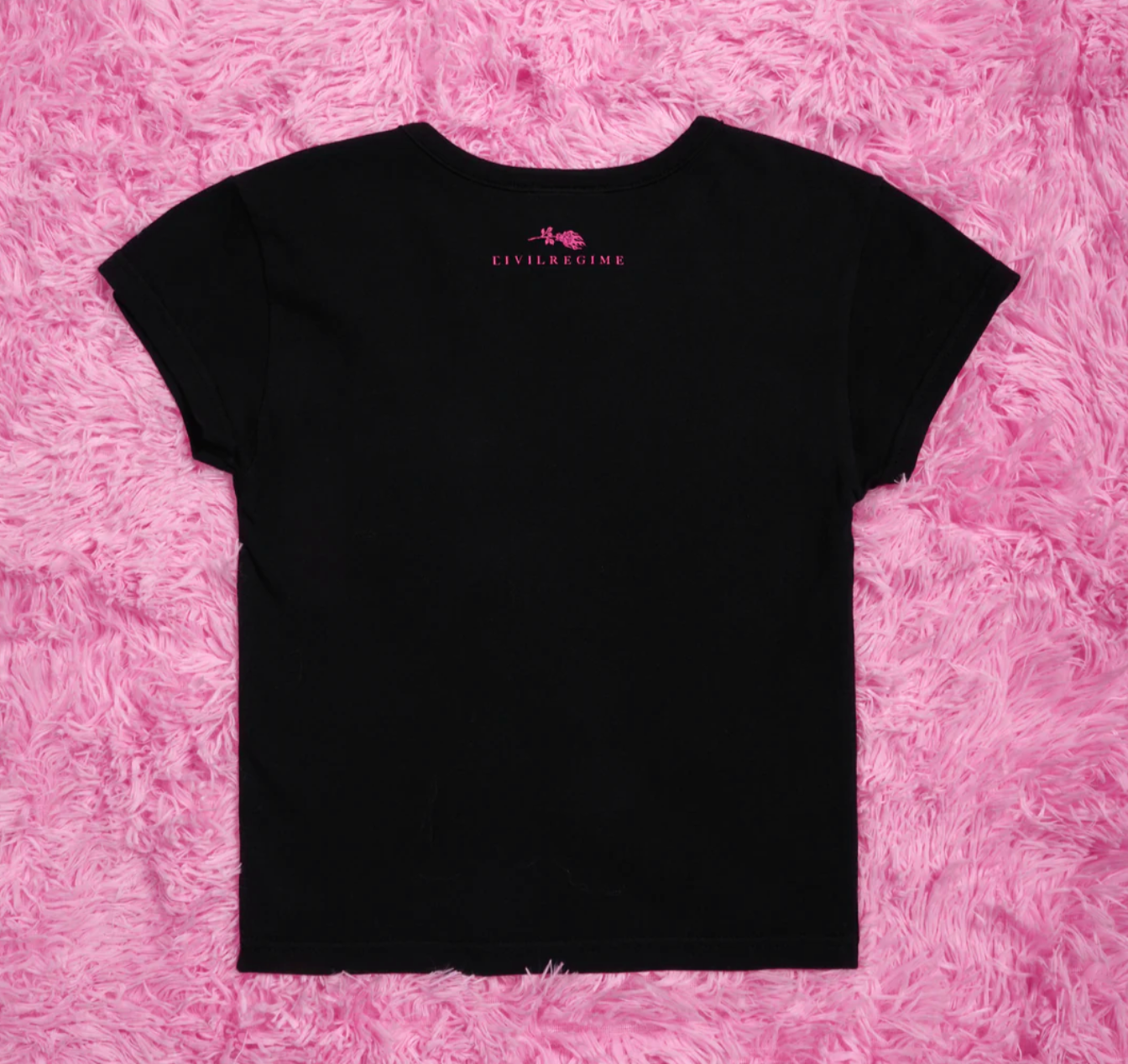 Justified Either Way Baby Tee in Black Regular price