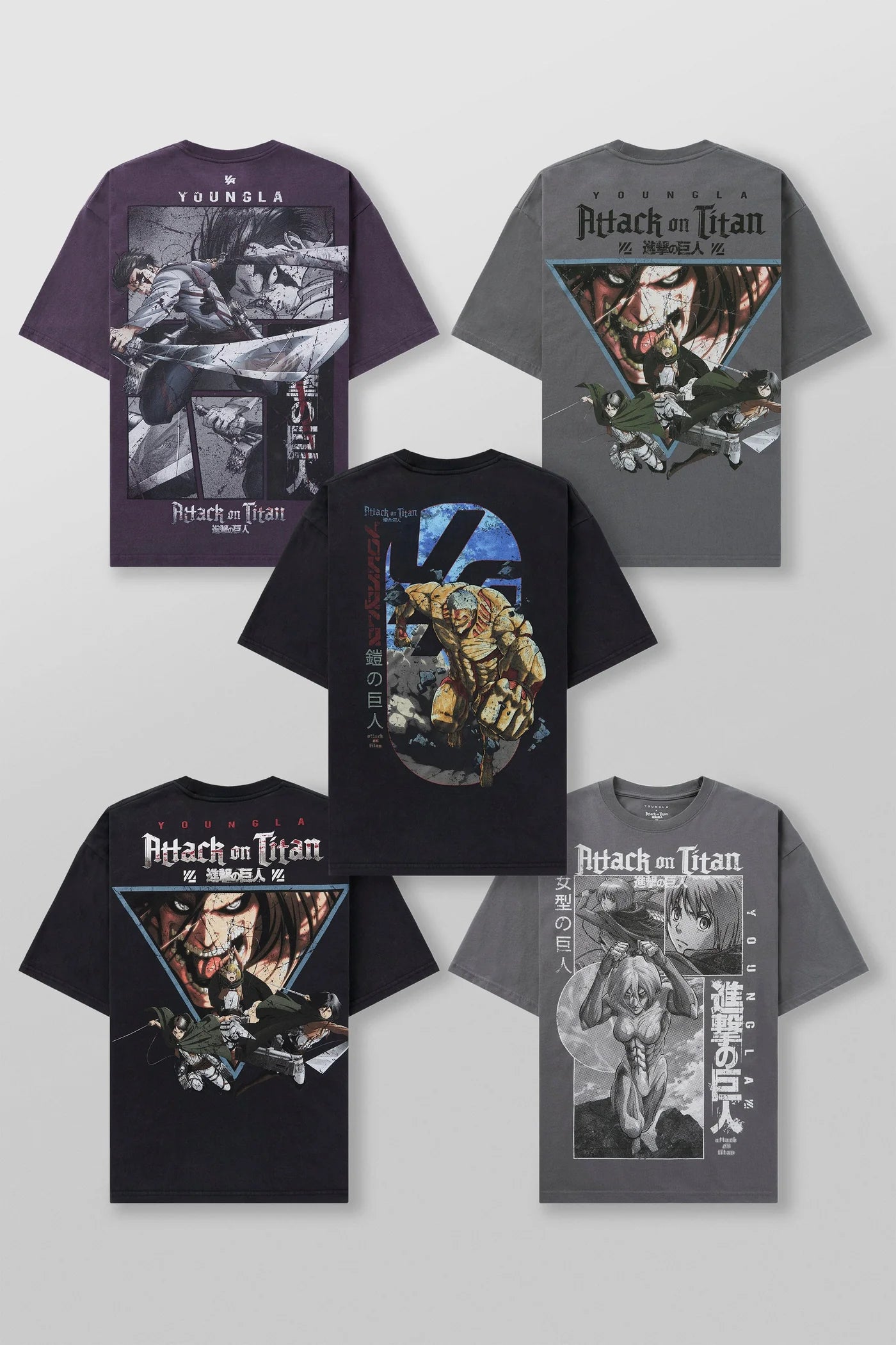 4191 - AOT© x YLA Classic Tees "Titan War"