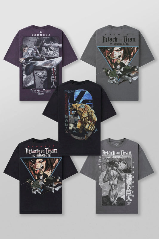 4191 - AOT© x YLA Classic Tees "Titan War"