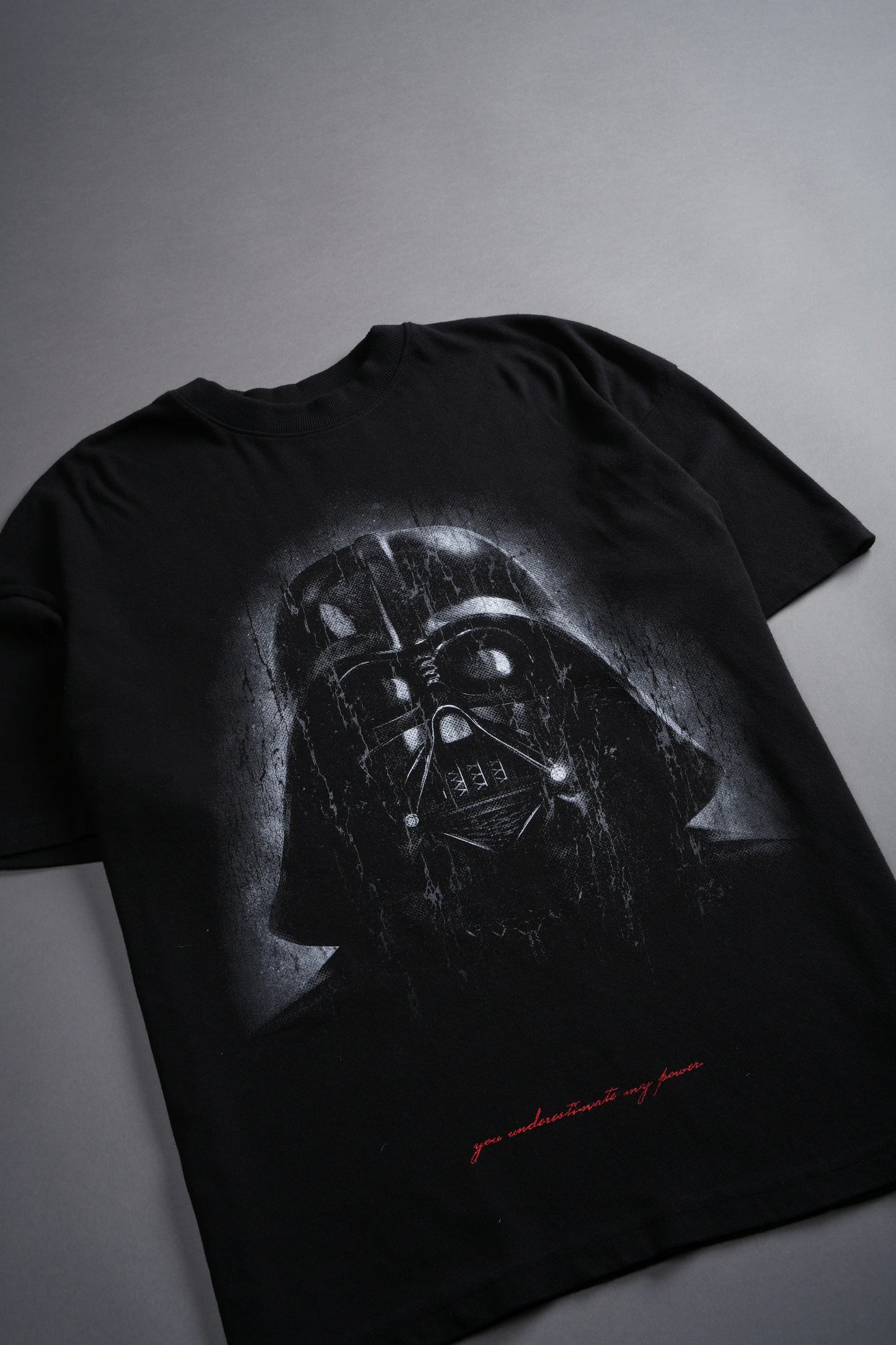 The Power Of The Dark Side Vader "Premium" Oversized Tee