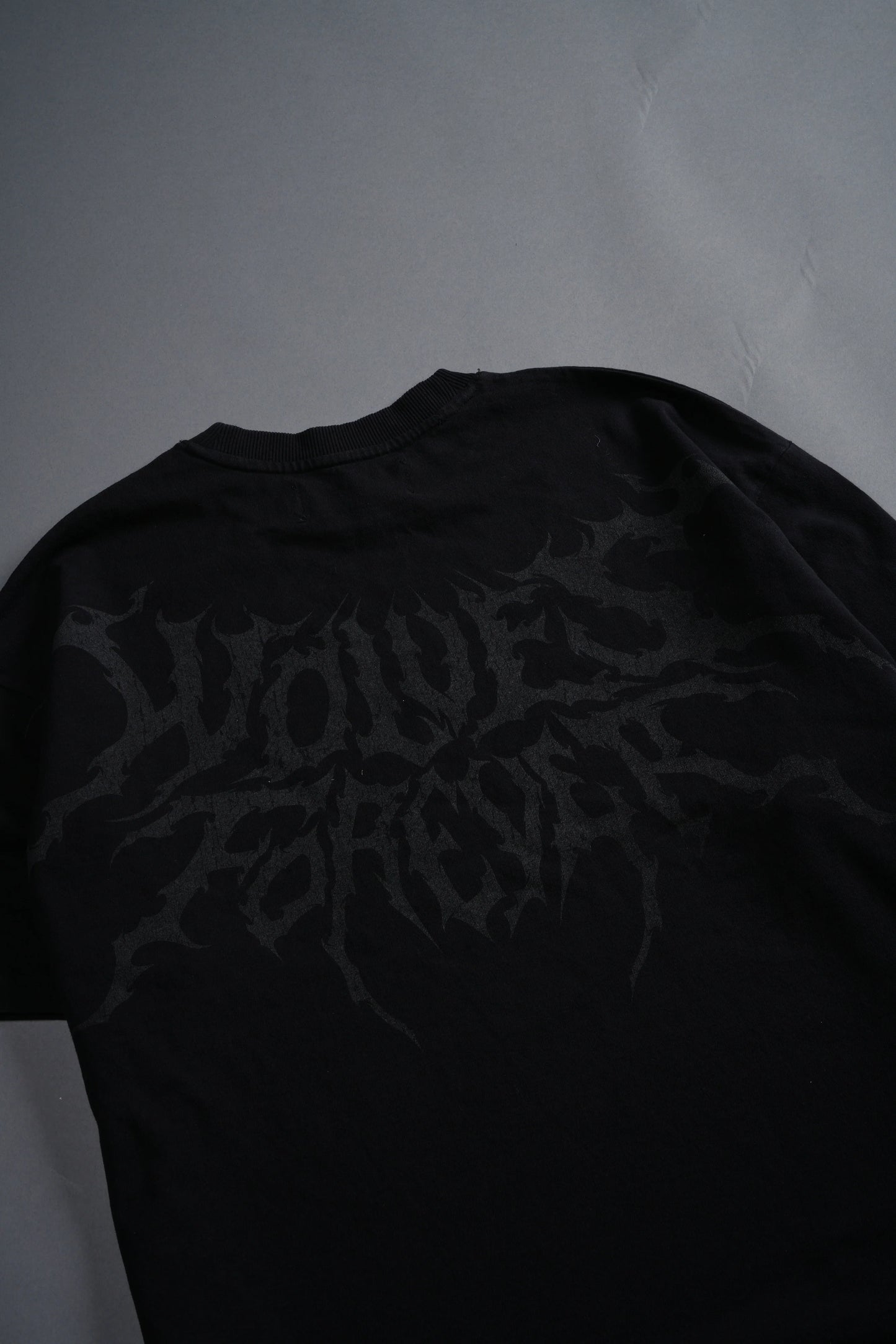 Vader Grunge Mid-Length Raw Hem Tee