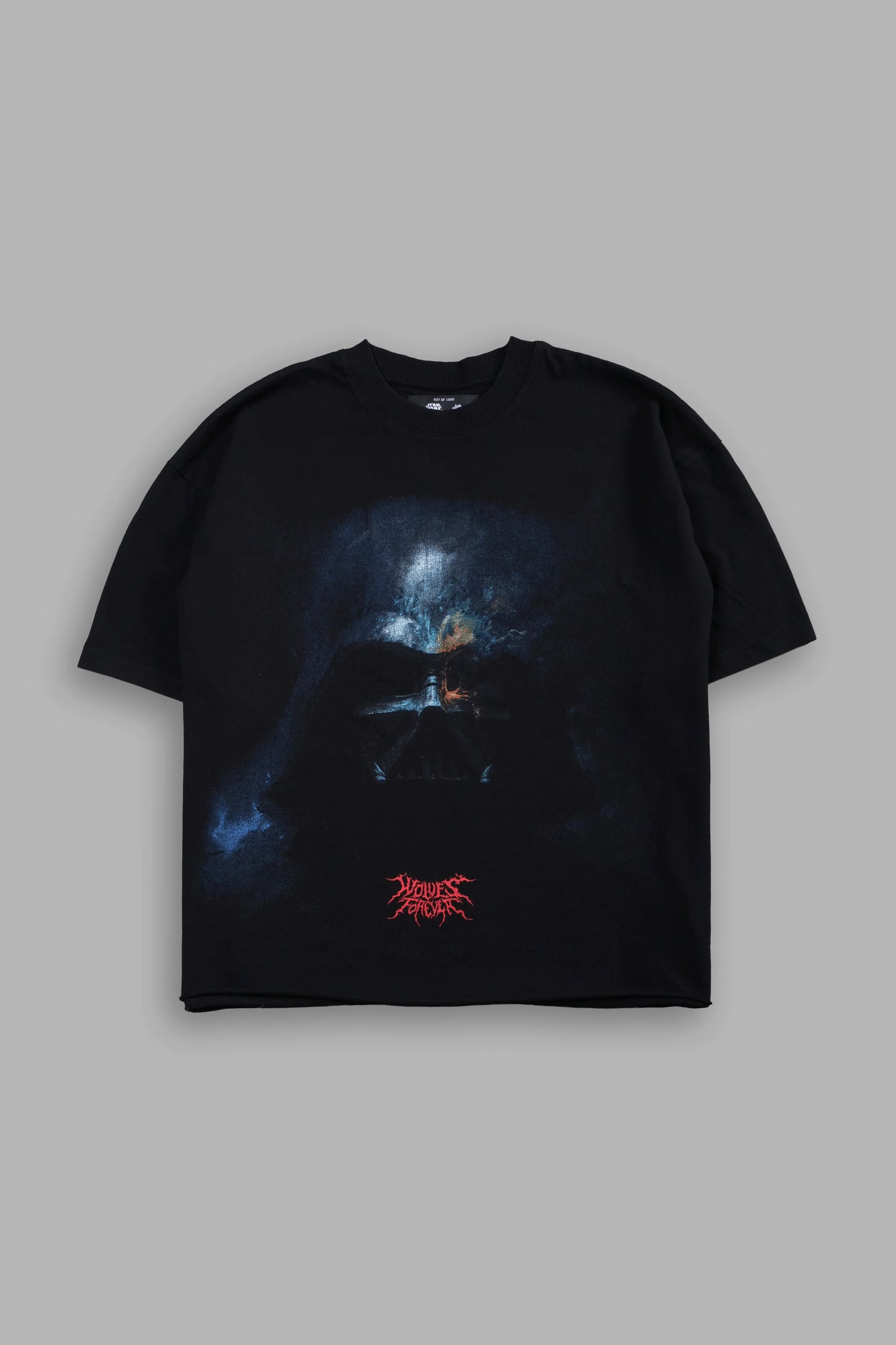 Vader Grunge Mid-Length Raw Hem Tee