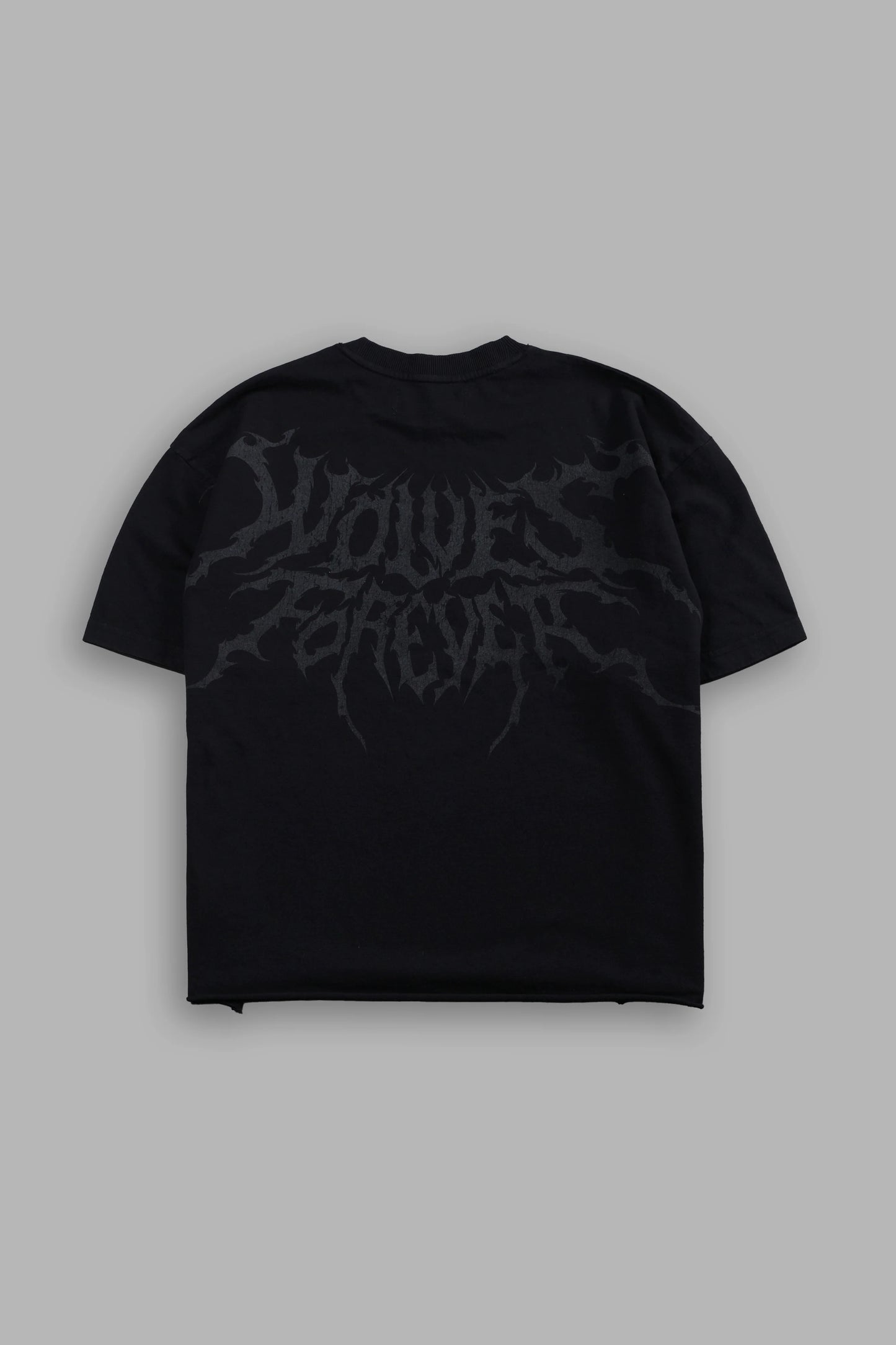 Vader Grunge Mid-Length Raw Hem Tee
