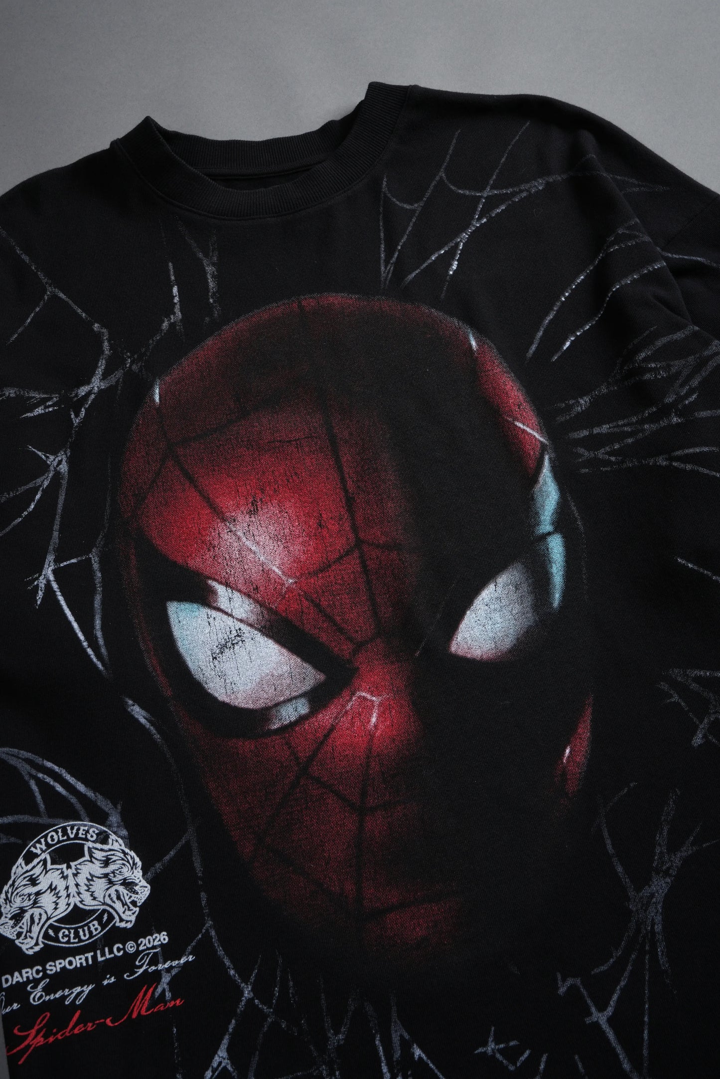 Web Of Darkness Premium Oversized Tee