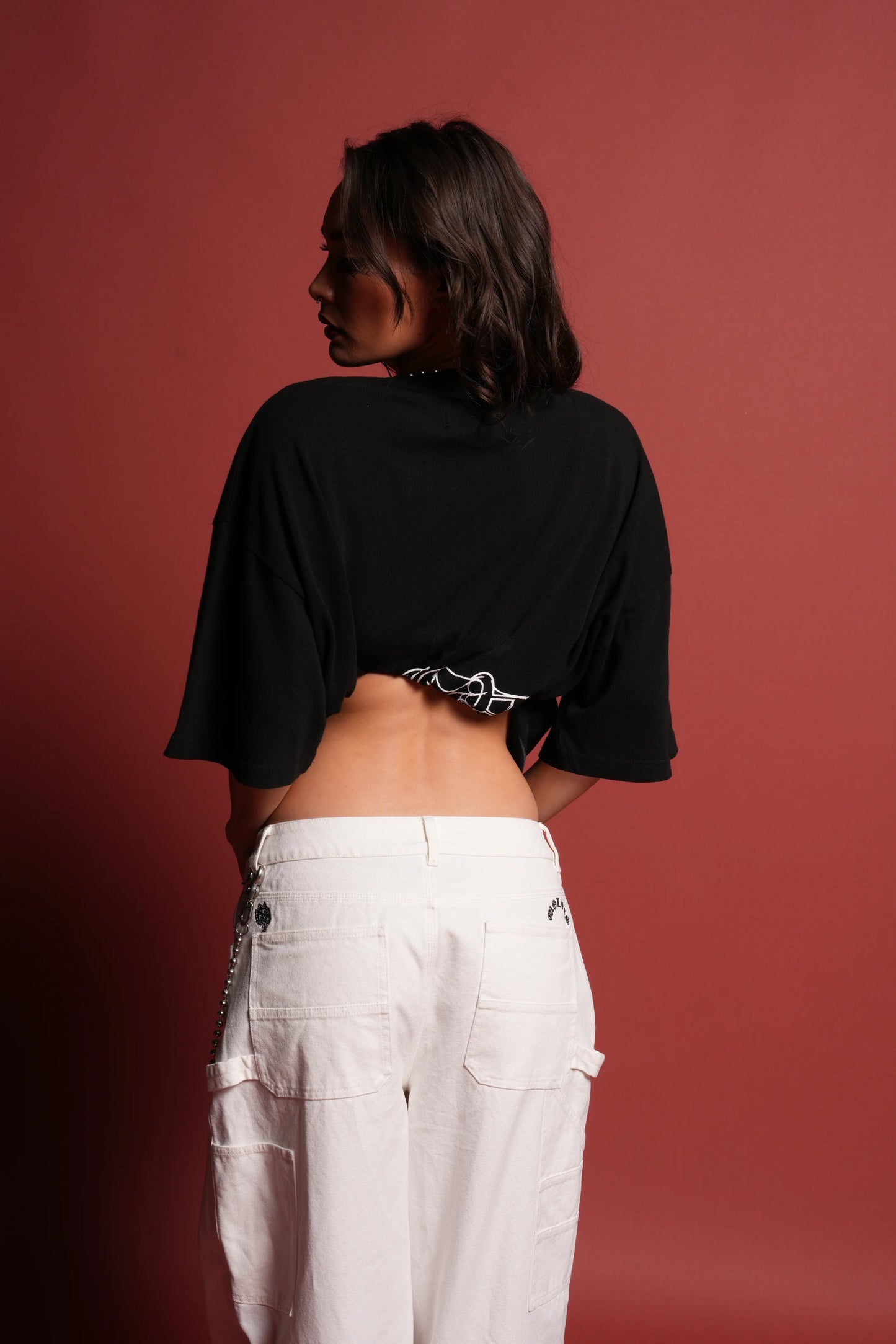 Web Of Darkness Premium Oversized Tee