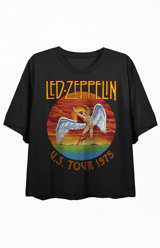 Led Zeppelin US Tour 1975 - Premium Vintage Tee